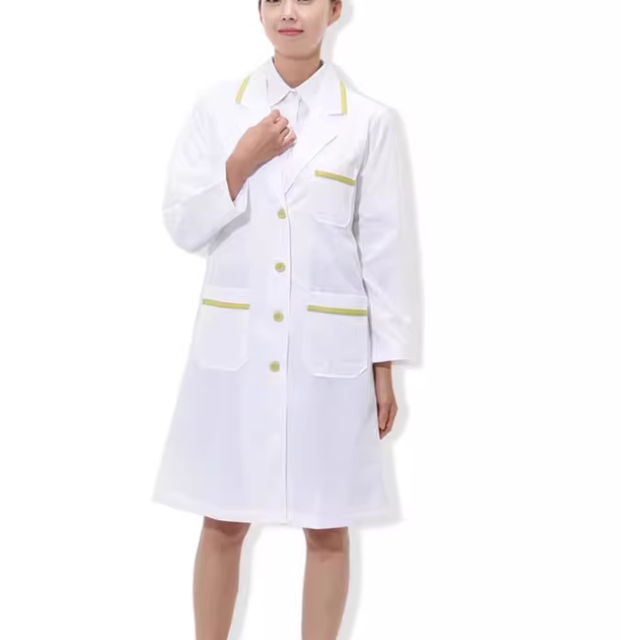 Medical Lab Gown - Uniforme de médecin, robe blanche pour