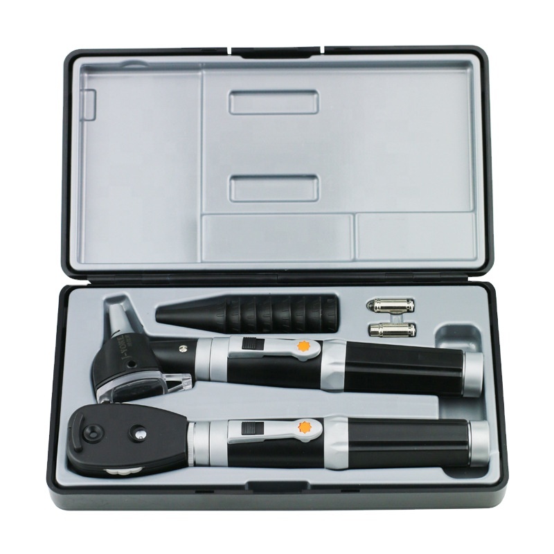 Otoscope Ophthalmoscope Set - Ensemble d'otoscope et d'ophtalmoscope à fibre