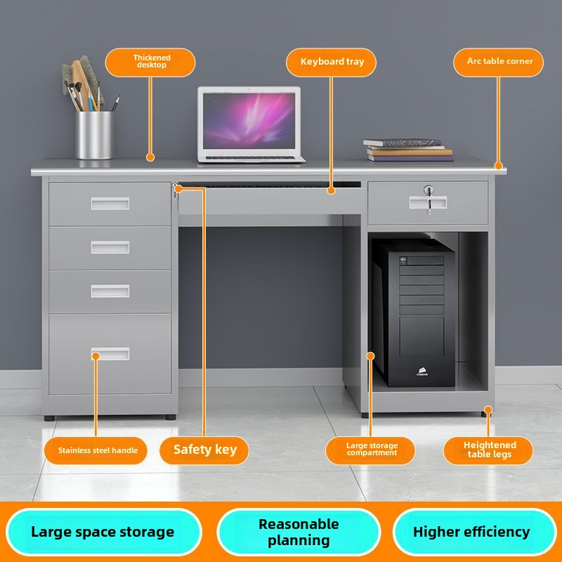 Bureau d'ordinateur en acier i - Medical Lab Furniture avis et prix