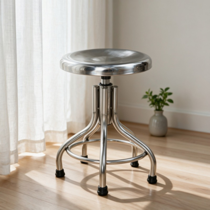 Tabouret rond pivotant en acie - Medical Lab Furniture avis et prix