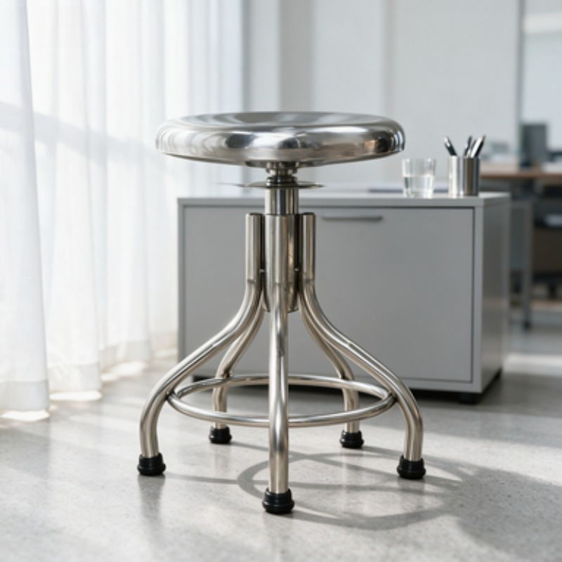 Tabouret rond pivotant en acie - Medical Lab Furniture avis et prix