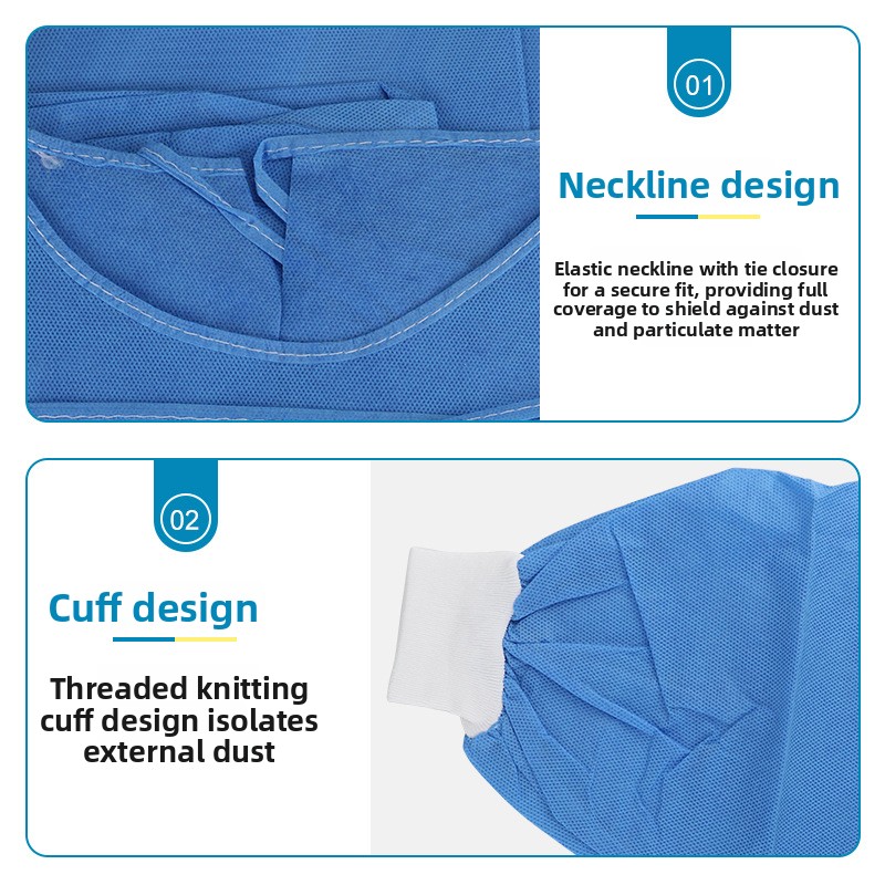 10 pièces de robes chirurgical - Medical Lab Gown avis et prix